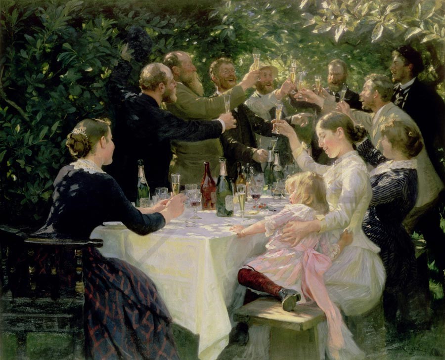 Peder Krøyer (1851-1909) – Hip, hip, Hurrah!